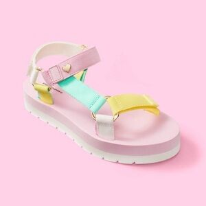 Women's Sport Sandals - Stoney Clover Lane x Target Light Pink/Green/ NWT